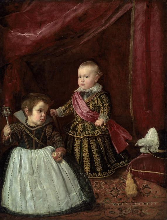 Diego Velazquez Prince Baltasar Carlos with a Dwarf (df01) Norge oil painting art